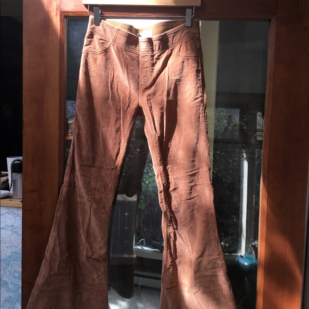 Free People Rust pull on stretch corduroy